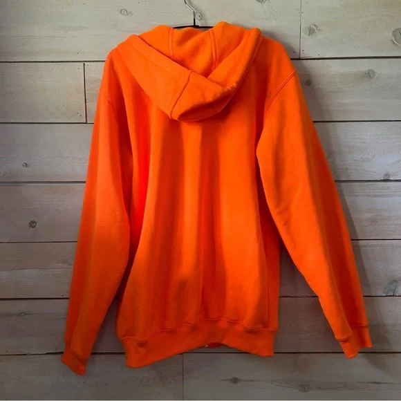 Carhartt Orange Zip-Up Hoodie - Picture 6 of 6